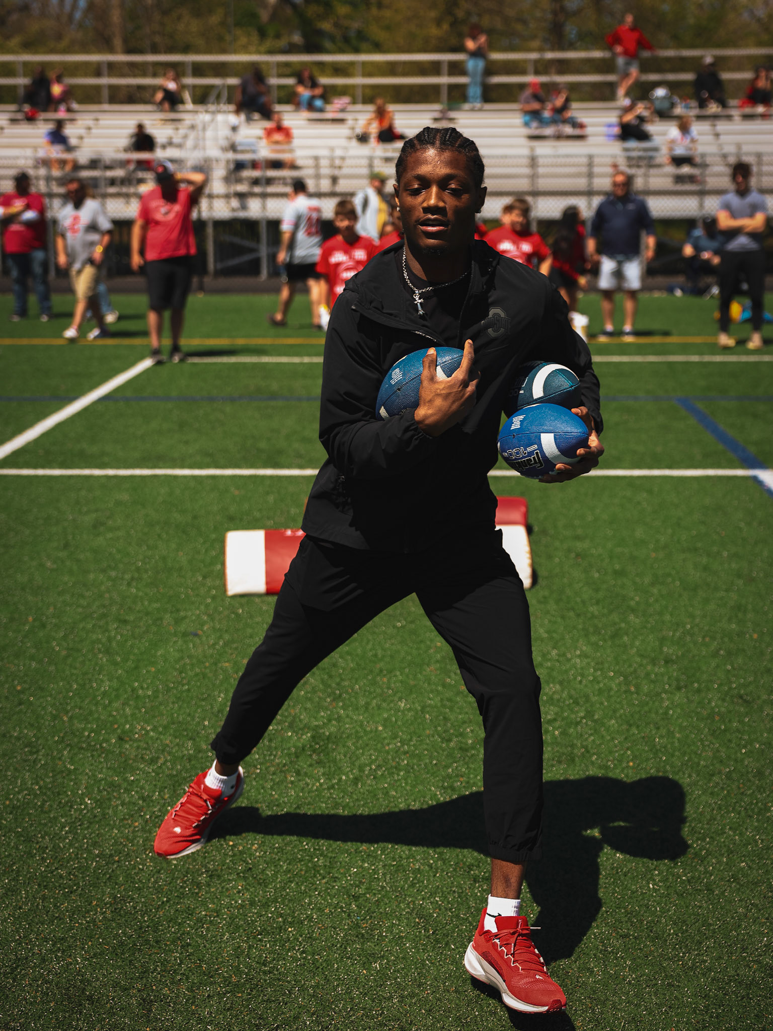 Carnell Tate and caleb downs football camp carnell tate jersey 3